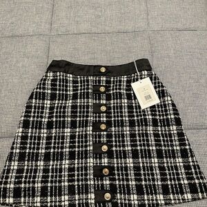 NWT Rachel Parcell Tweed Skirt, 6